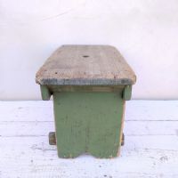 Ingrandisci l'immagine Miniatura dell'articolo Sgabello industriale Sgabello industriale in legno vintage n.367