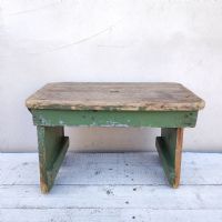 Ingrandisci l'immagine Miniatura dell'articolo Sgabello industriale Sgabello industriale in legno vintage n.367