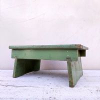 Ingrandisci l'immagine Miniatura dell'articolo Sgabello industriale Sgabello industriale in legno vintage n.368