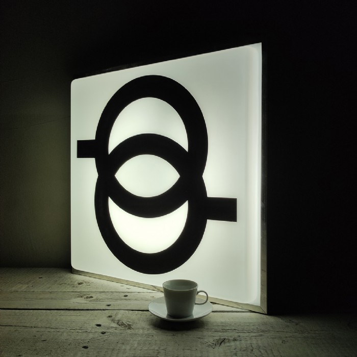 Miniatura dell'articolo Insegna luminosa illy caffè vintage anni 80 - Oggetto n.204