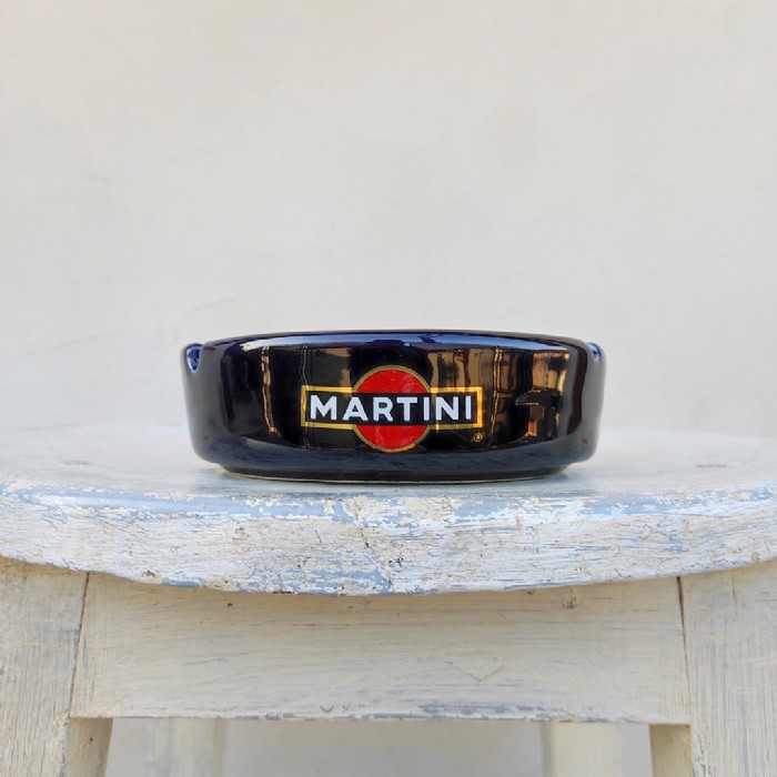 Immagine dell'articolo Posacenere Posacenere Martini ceramica blu Vintage n.428