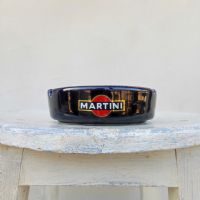 Miniatura dell'articolo Posacenere Posacenere Martini ceramica blu Vintage n.428