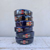 Miniatura dell'articolo Posacenere Posacenere Martini ceramica blu Vintage n.428