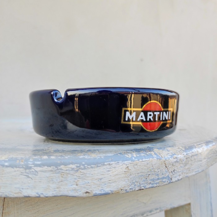 Immagine dell'articolo Posacenere Posacenere Martini ceramica blu Vintage n.428