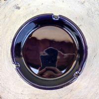 Miniatura dell'articolo Posacenere Posacenere Martini ceramica blu Vintage n.428