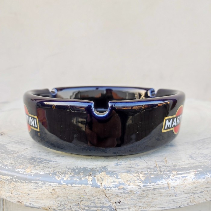 Immagine dell'articolo Posacenere Posacenere Martini ceramica blu Vintage n.428