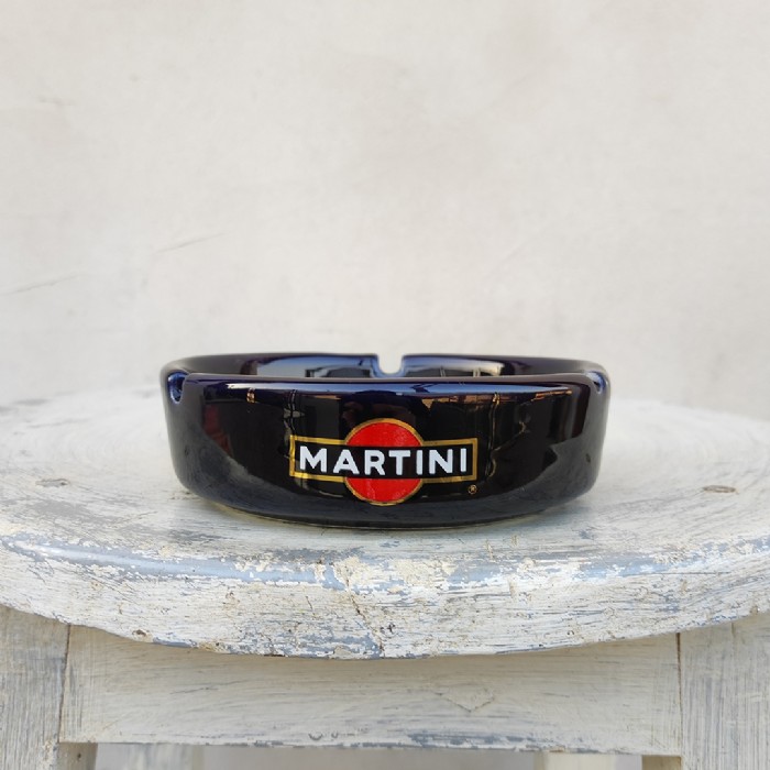 Immagine dell'articolo Posacenere Posacenere Martini ceramica blu Vintage n.428