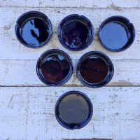 Miniatura dell'articolo Posacenere Posacenere Martini ceramica blu Vintage n.428