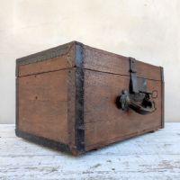 Miniatura dell'articolo Contenitori Cassa da viaggio militare vintage n.414