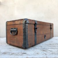 Valigia da viaggio vintage n�NaN di colore Marrone