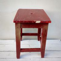 Miniatura dell'articolo Sgabello rustico vintage - Oggetto n.69