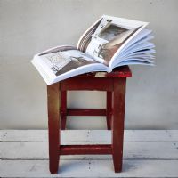 Miniatura dell'articolo Sgabello rustico vintage - Oggetto n.69