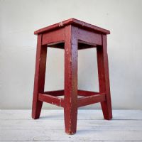 Miniatura dell'articolo Sgabello rustico vintage - Oggetto n.69