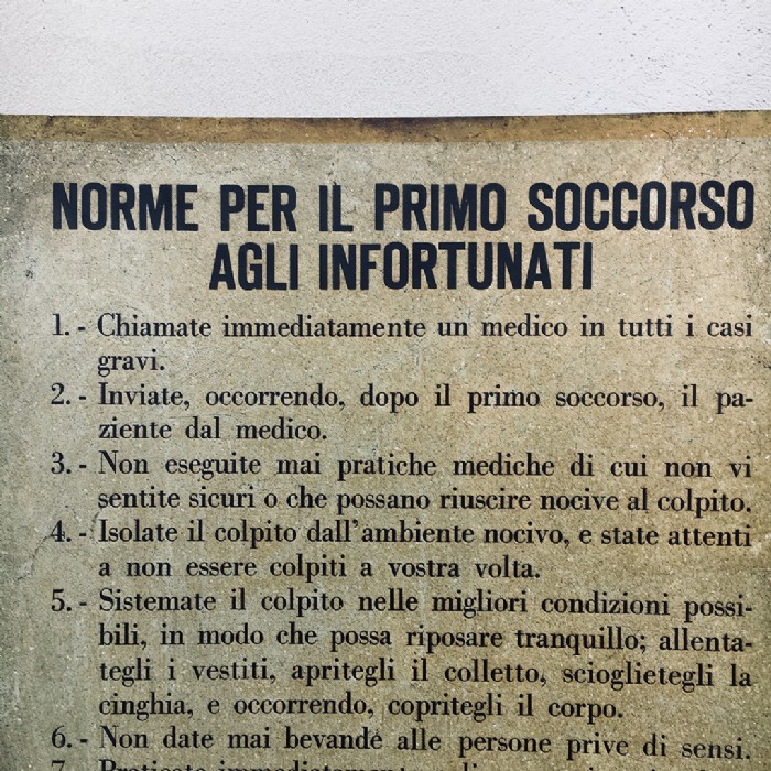 Miniatura dell'articolo Cartello industriale di primo soccorso - Oggetto n.101