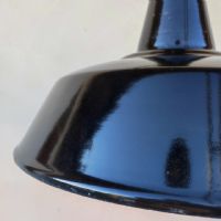 Miniatura dell'articolo Lampada industriale a sospensione Lampada industriale a sospensione italiana vintage D35,5 n.402