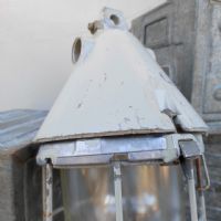 Miniatura dell'articolo Lampada industriale a sospensione LAMPADA INDUSTRIALE BUNKER EOW DDR VINTAGE n.384