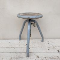 Miniatura dell'articolo Sgabello industriale in ferro da officina vintage - Oggetto n.257