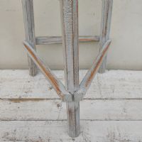 Miniatura dell'articolo Sgabello in legno Sgabello in legno vintage n.447