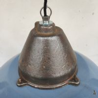 Miniatura dell'articolo Lampada industriale a sospensione Lampada industriale vintage ungherese a sospensione 41 n.435