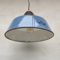 Miniatura dell'articolo Lampada industriale a sospensione Lampada industriale vintage ungherese a sospensione 41 n.435