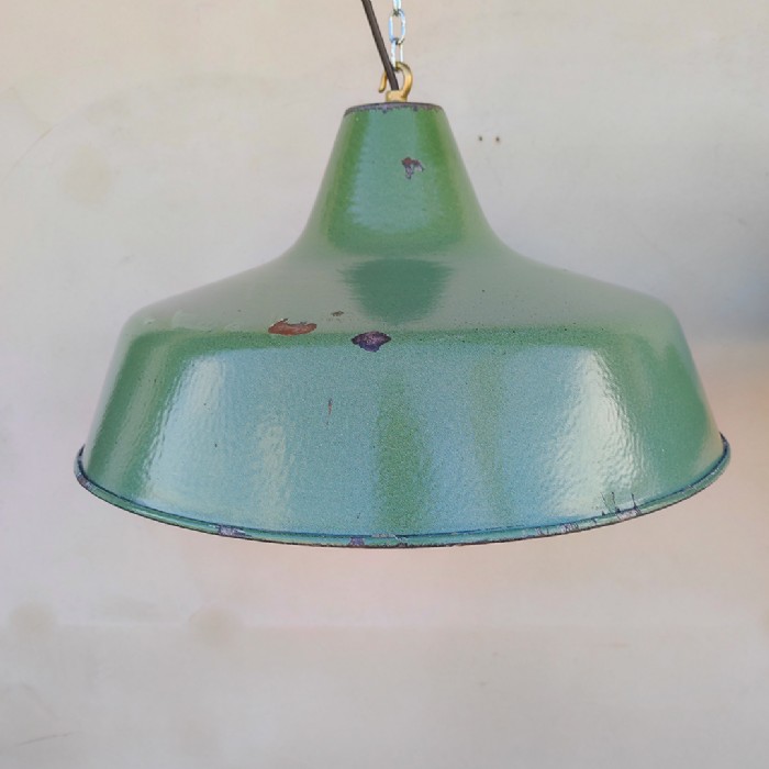 Miniatura dell'articolo Lampada industriale a sospensione Bulgaria vintage - Oggetto n.266