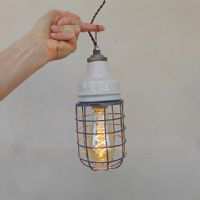 Ingrandisci l'immagine Lampada industriale da lavoro vintage - miniatura 2
