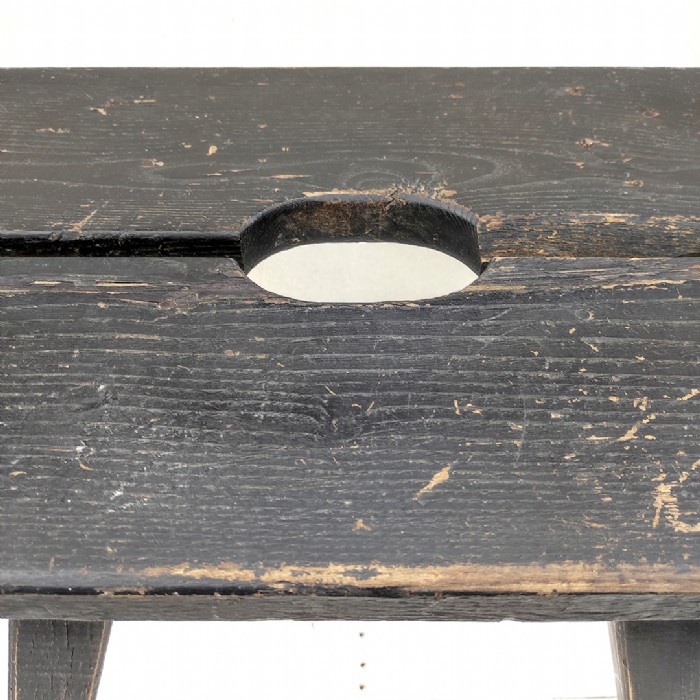 Miniatura dell'articolo Sgabello rustico vintage - Oggetto n.71