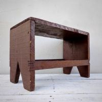 Miniatura dell'articolo Sgabello rustico vintage - Oggetto n.72