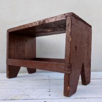 Miniatura dell'articolo Sgabello rustico vintage - Oggetto n.72