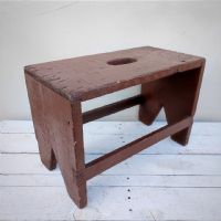 Miniatura dell'articolo Sgabello rustico vintage - Oggetto n.72