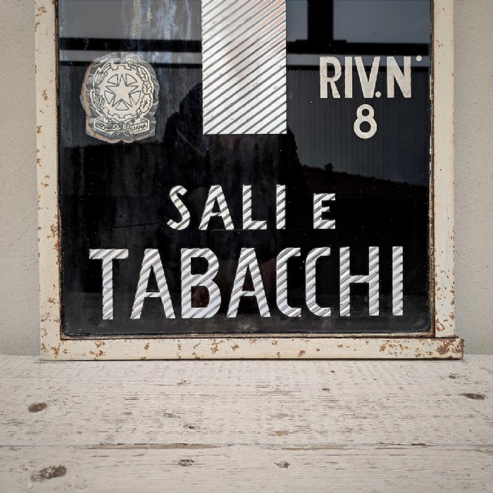 Miniatura dell'articolo Insegna Sali e Tabacchi bifacciale vintage - Oggetto n.205