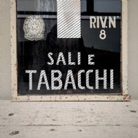 Miniatura dell'articolo Insegna Sali e Tabacchi bifacciale vintage - Oggetto n.205