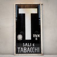 Miniatura dell'articolo Insegna Sali e Tabacchi bifacciale vintage - Oggetto n.205