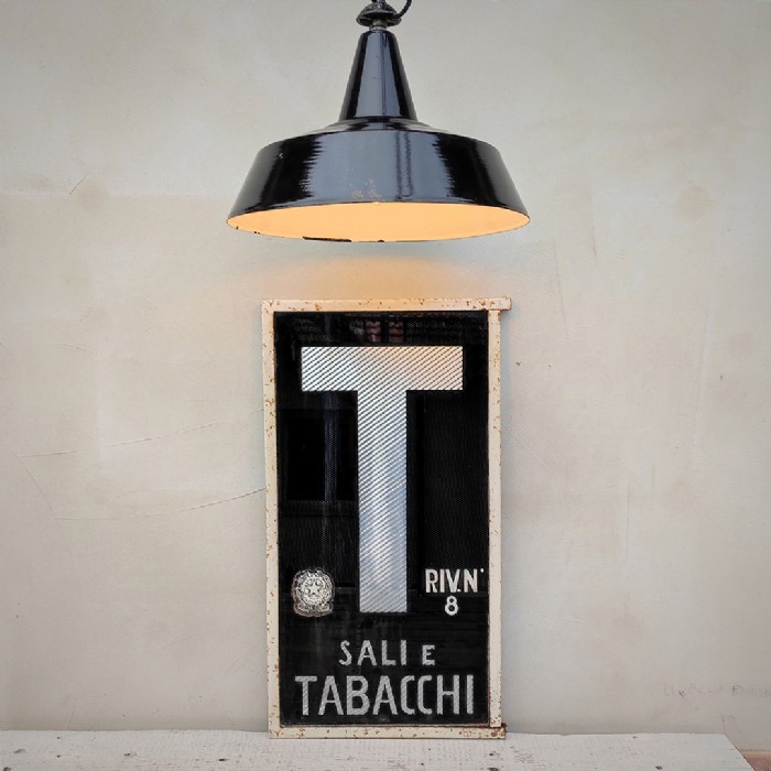 Miniatura dell'articolo Insegna Sali e Tabacchi bifacciale vintage - Oggetto n.205