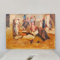 Paesaggio rurale olio su cartone n°NaN di colore Misto