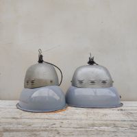 Miniatura dell'articolo Lampada industriale a sospensione Lampade industriali a sospensione vintage (coppia) n.462