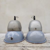 Miniatura dell'articolo Lampada industriale a sospensione Lampade industriali a sospensione vintage (coppia) n.462