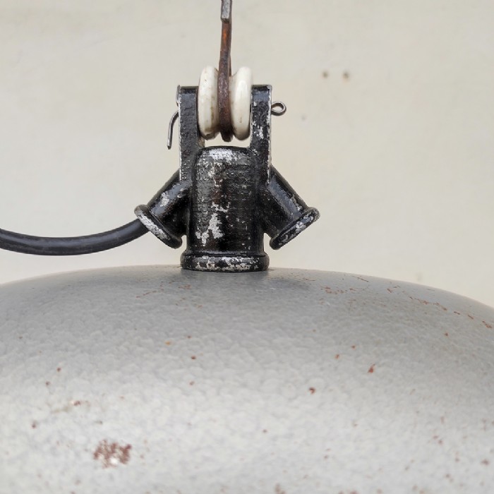Immagine dell'articolo Lampada industriale a sospensione Lampade industriali a sospensione vintage (coppia) n.462