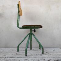Miniatura dell'articolo Sedia sgabello industriale vintage - Oggetto n.234