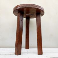 Miniatura dell'articolo Sgabello rustico vintage - Oggetto n.73