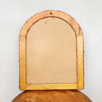 Miniatura dell'articolo Specchio in rattan vimini vintage - Oggetto n.153
