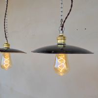 Ingrandisci l'immagine Miniatura dell'articolo Lampada industriale a sospensione Lampada industriale a sospensione vintage D24 n.352
