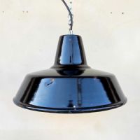 Ingrandisci l'immagine Miniatura dell'articolo Lampada industriale a sospensione Lampada industriale a sospensione italiana vintage D30 n.369