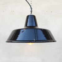 Ingrandisci l'immagine Miniatura dell'articolo Lampada industriale a sospensione Lampada industriale a sospensione italiana vintage D30 n.369