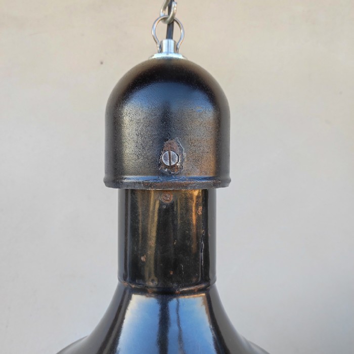 Immagine dell'articolo Lampada industriale a sospensione Coppia di lampade industriali a sospensione ungheresi vintage n.40