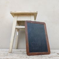 Miniatura dell'articolo Lavagna bifacciale in ardesia vintage - Oggetto n.293