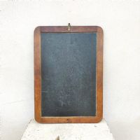 Miniatura dell'articolo Lavagna bifacciale in ardesia vintage - Oggetto n.293