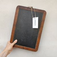 Miniatura dell'articolo Lavagna bifacciale in ardesia vintage - Oggetto n.293