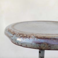 Miniatura dell'articolo Sgabello industriale Sgabello industriale in ferro vintage n.419