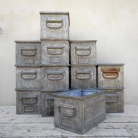 Miniatura dell'articolo Contenitore industriale impilabile metallico - Oggetto n.286